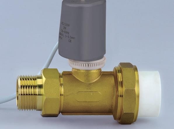Ezitown X1003 PPR double live connection electric two-way stop valve