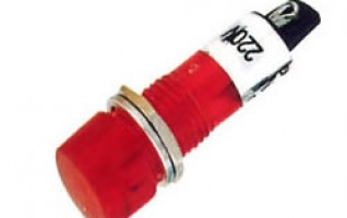 10mm 12mm AC 220v DC12 24 48 small size indicator 1-03