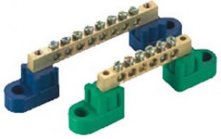 Neutral Link Screw mount Brass Bar 6×9 8x12mm 6-18ways 005/006