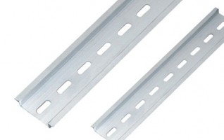 Aluminium din rail custom length 7.5×35 slot 6.2x15mm or 4.2x12mm