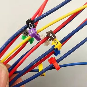 2.5mm clip on type cable marker