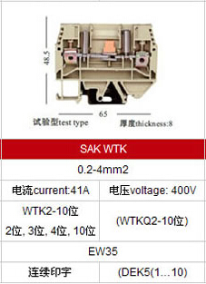 test-type-screw-type-terminal-block-specification