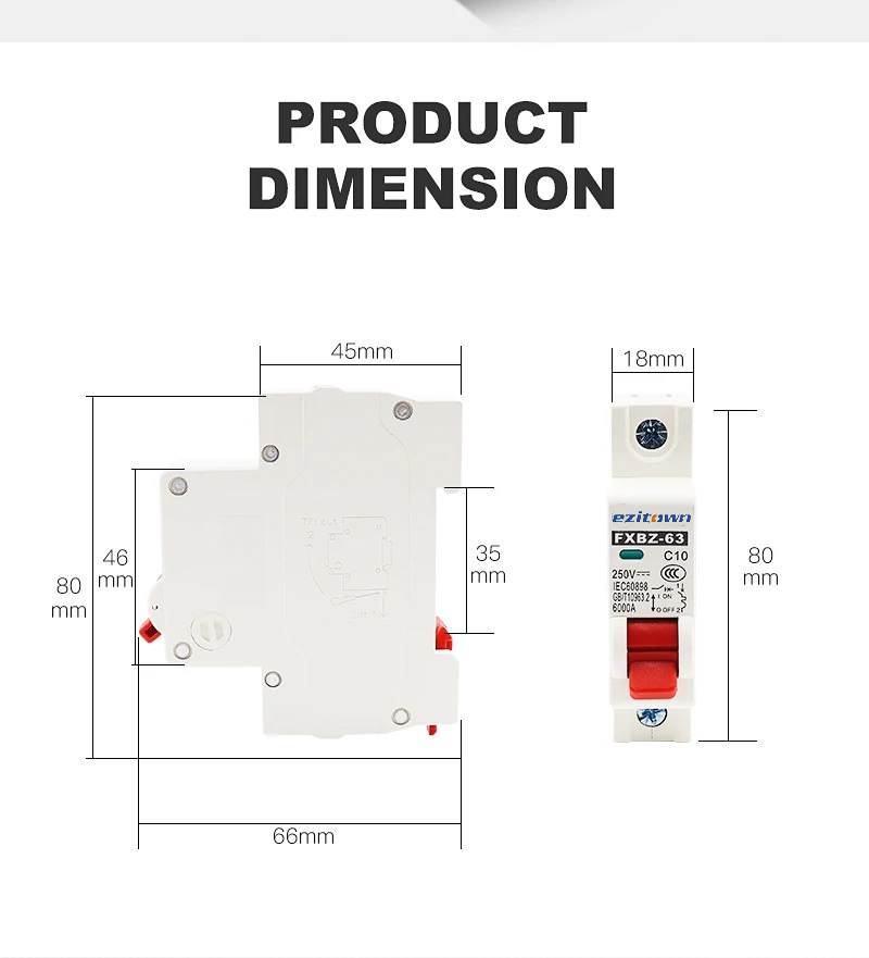 DC MCB 25A 250V