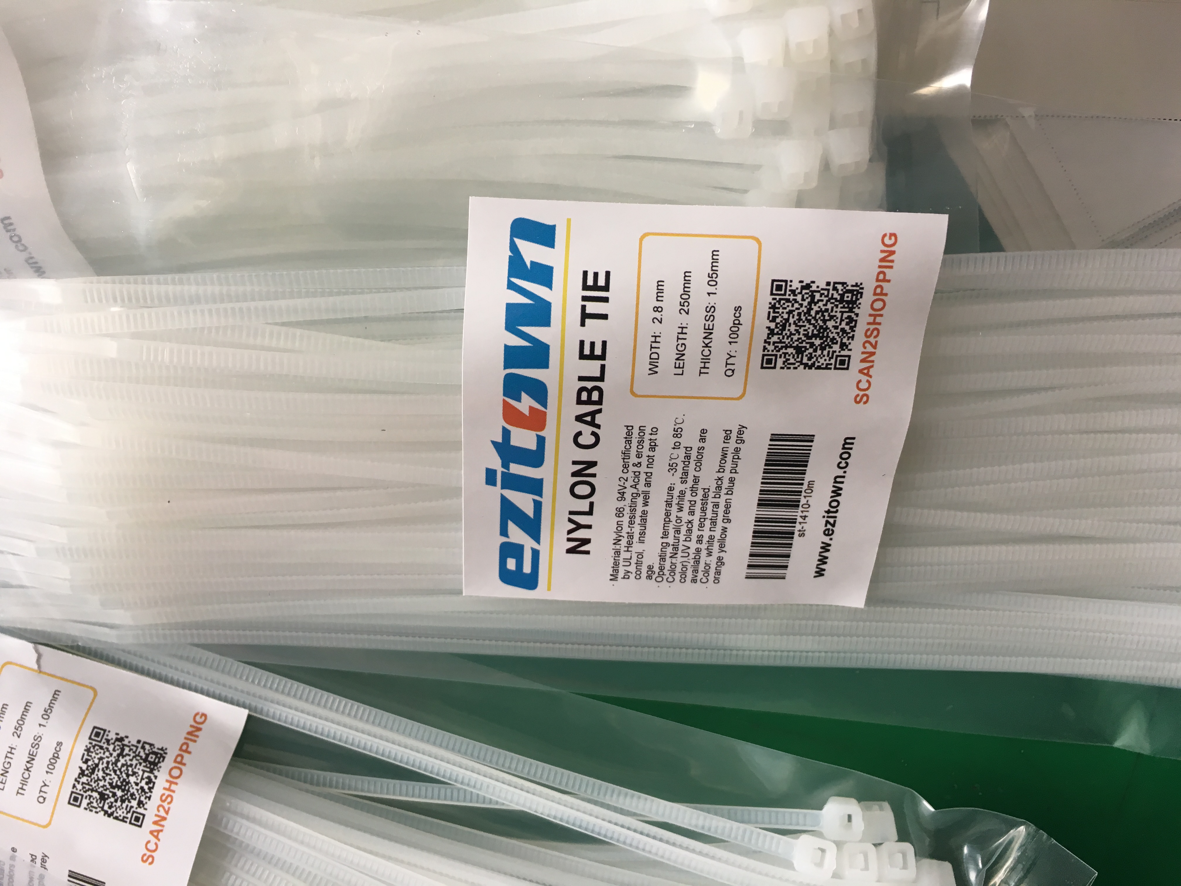 Ezitown brand Nylon cable tie for kss - Distribution board
