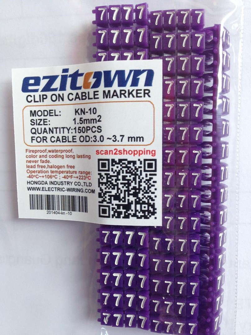 Ezitown brand clip type cable marker