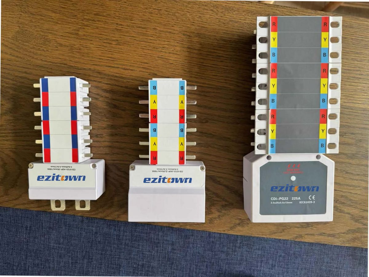 three phase distribution board copper busbar Distribution board