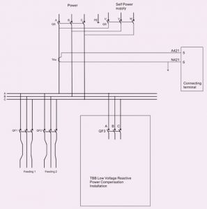 CAPACITOR BANK CABINET circuit