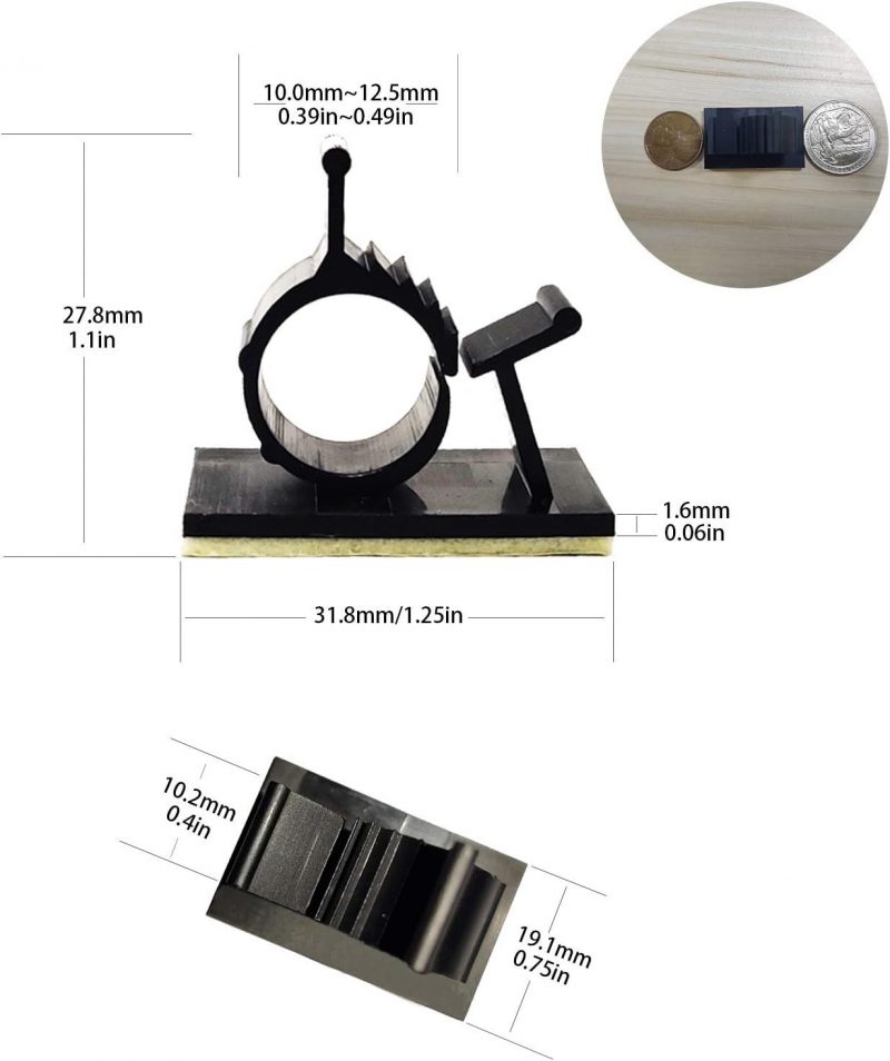 Cable Clips Adjustable Sticky Wire Seat - Distribution board, circuit ...
