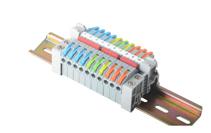 quick connect terminal din rail mounting
